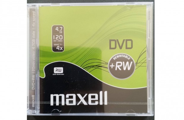 jrarhat DVD Maxell lemez manyag tokban j bontatlan 3 darab maradt