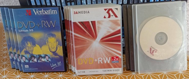 jrarhat DVD-RW lemezek tokkal