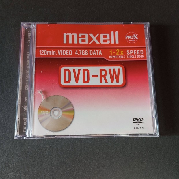 jrarhat DVD lemez manyag tokban j bontatlan Maxell