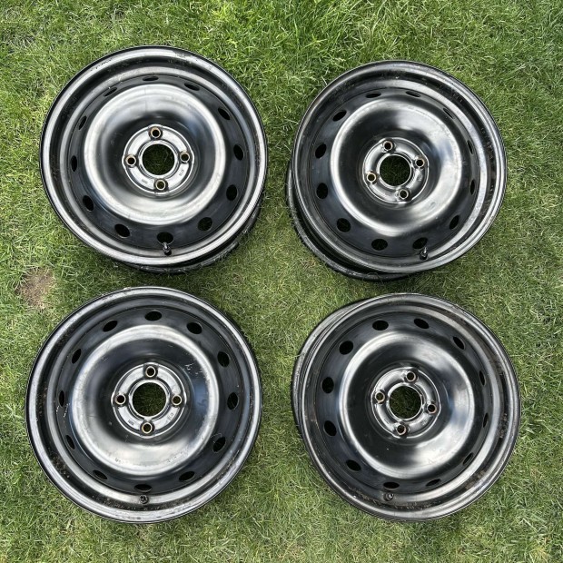 Újszerű 15" 4x100 6J ET50 Renault, Dacia lemezfelni, acélfelni Tpms