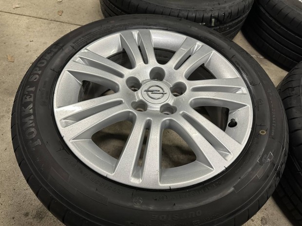 jszer 16" 5x110 Opel alufelni 205/55 R16 nyri gumi szett elad!