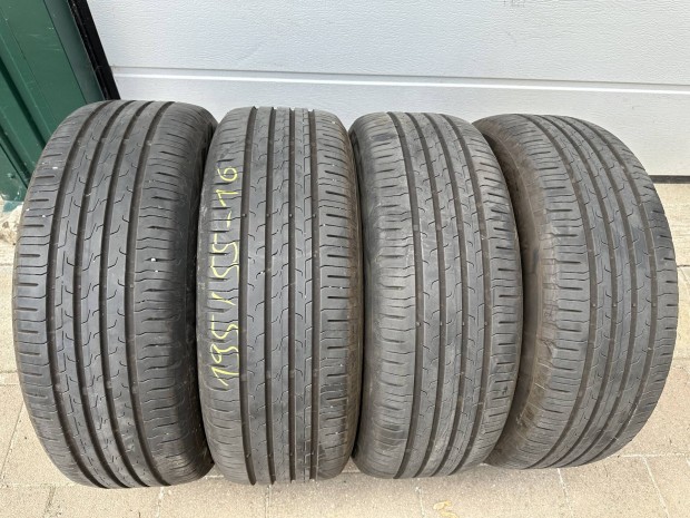 Újszerű 195/55 R16 91V Continental Ecocontact6 nyári gumi eladó!