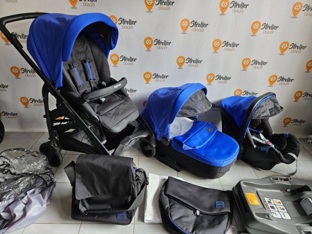 Újszerű 3in1 Inglesina Triology City babakocsi isofix talppal