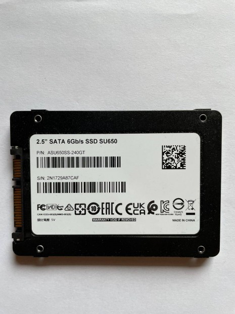 jszer Adata Ultimate SSD meghajt 240 GB - Garancival