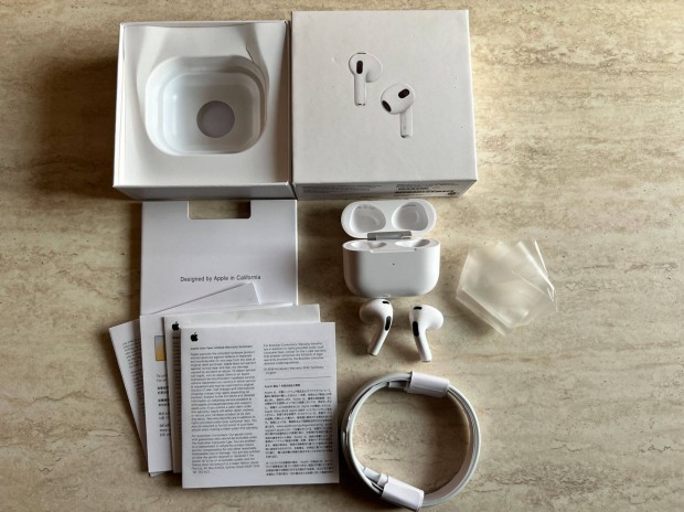 Újszerű Apple Airpods 3 fülhallgató