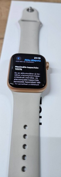 jszer Apple Watch SE GPS, 40 mm-es aranyszn aluminium tok, csillag