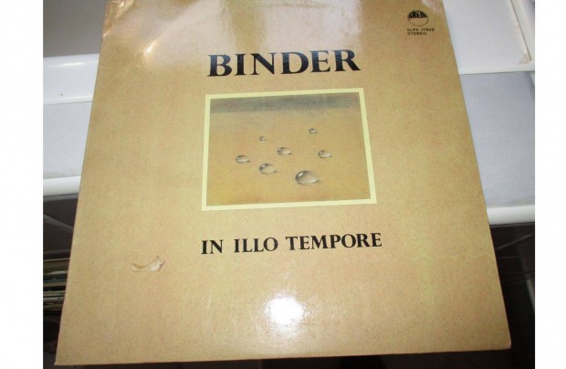 jszer Binder In Illo Tempore vinyl hanglemez elad