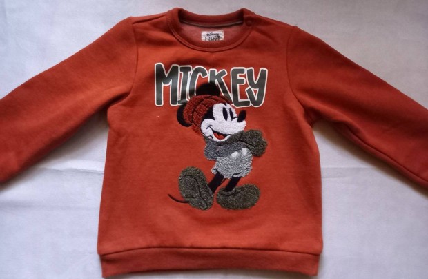 Újszerű C&A Disney Mickey egér 92-es kisfiú vastag ruha együttes 92