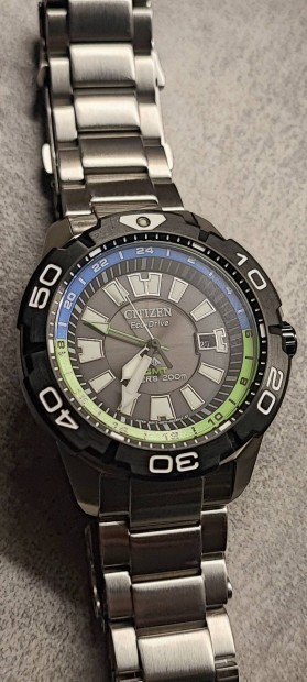 jszer Citizen Promaster Eco Drive GMT 200m bvr diver 44mm