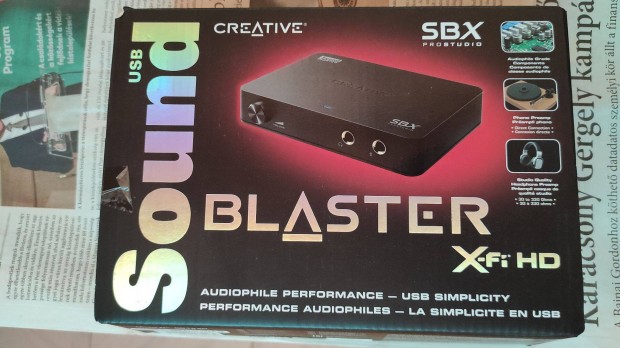 jszer Creative Sound Blaster X-FI HD USB hangkrtya elad