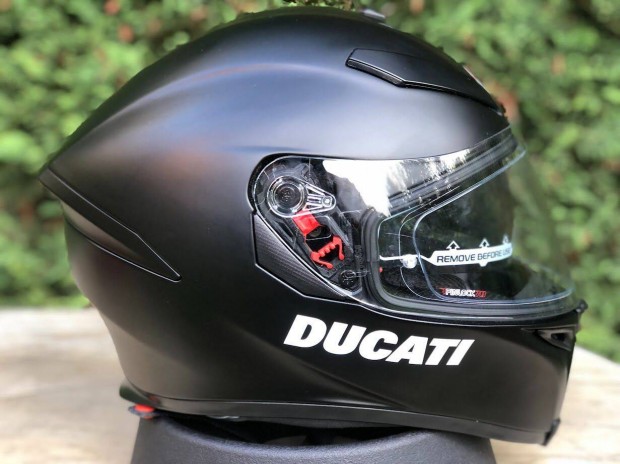 Újszerű Ducati Dark Rider V2, AGV K5 bukósisak S-es. Foxpost Ok!