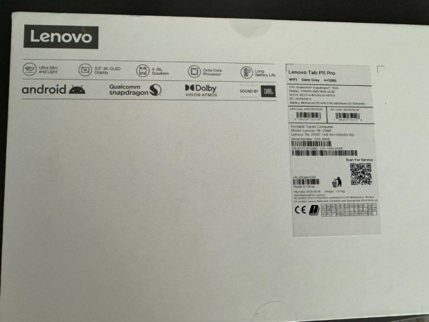 jszer Garancis Lenovo Tab 11 Pro(2,5K Oled Kijelz)