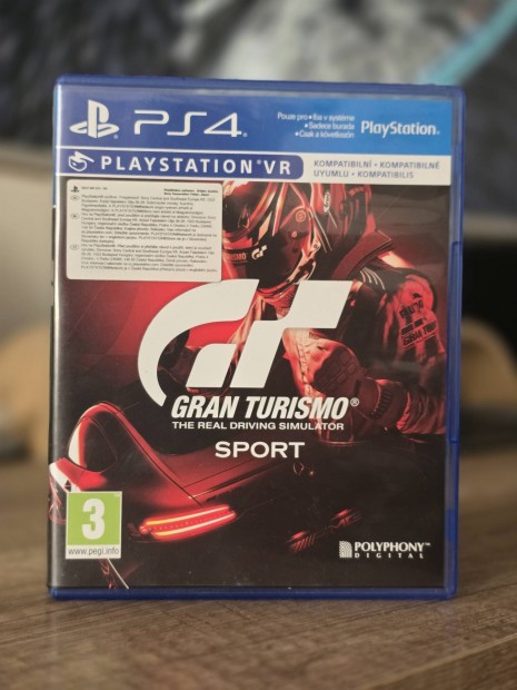 Újszerű Gran Turosmo GT Sport VR PS4 Playstation 4 játék