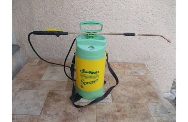 Újszerű Green Power 5 l-es permetező féláron