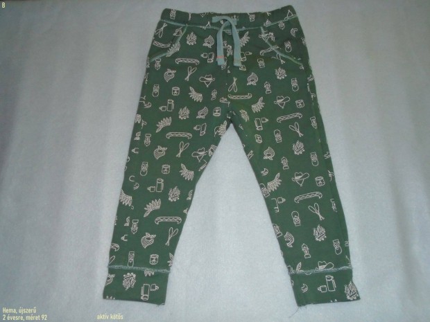 jszer Hema zld s mints jogger nadrg 2 vesre (mret 92)