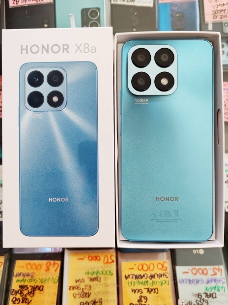 jszer Honor X8a 6+2/128 3 hnap garancia 6.7" 90HZ 100mpx dual sim