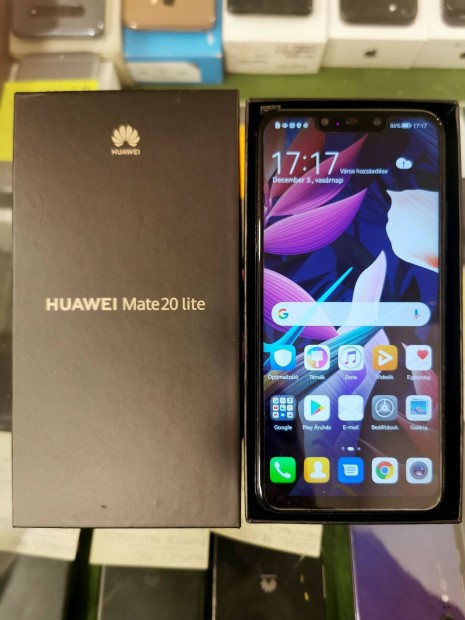 Újszerű Huawei Mate 20 lite 4/64 3 hónap garancia 6.3 col IPS DUAL SIM