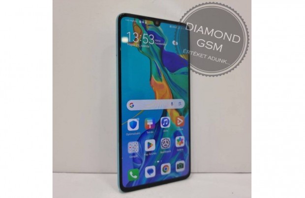 jszer Huawei P30 128 GB, Aurra Kk sznben, szp