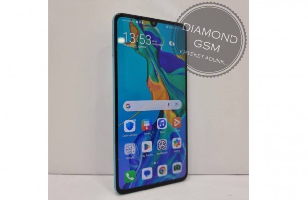 jszer Huawei P30 128 GB, Aurra Kk sznben, szp