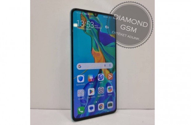 jszer Huawei P30 128 GB, Aurra Kk sznben, szp