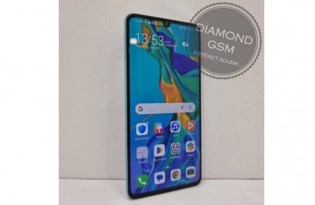 jszer Huawei P30 128 GB, Aurra Kk sznben, szp