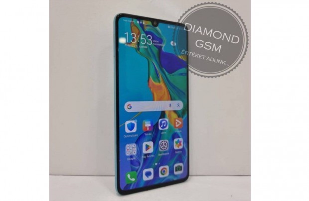 jszer Huawei P30 128 GB, Aurra Kk sznben, szp