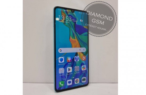 jszer Huawei P30 128 GB, Aurra Kk sznben, szp llapotban,