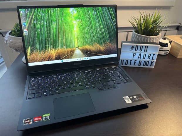 Újszerű Lenovo Legion 5 - 15,6"FHD IPS - Ryzen 5 5600H - 16GB - 512GB