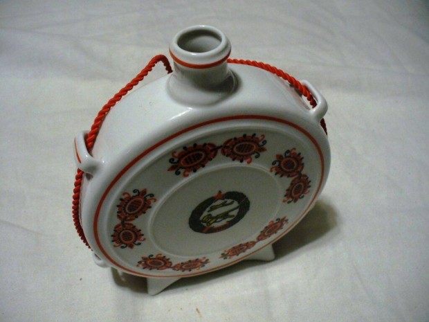 jszer MHSZ katonai porceln Hollhza Hollhzi dsz kulacs