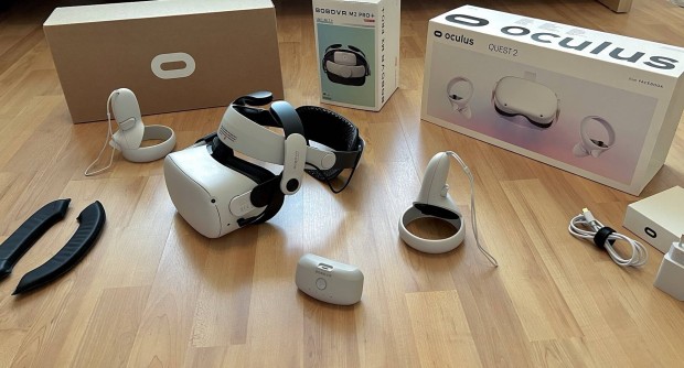 Újszerű Meta Quest 2 128gb + Bobovr M2 Pro