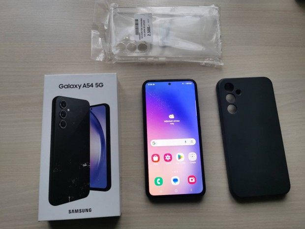 jszer Samsung A54 5G 8/128 dual sim,fggetlen,gynyr llapotban. 