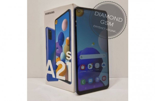 jszer Samsung Galaxy A21s 128Gb Dual, Kk sznben, szp