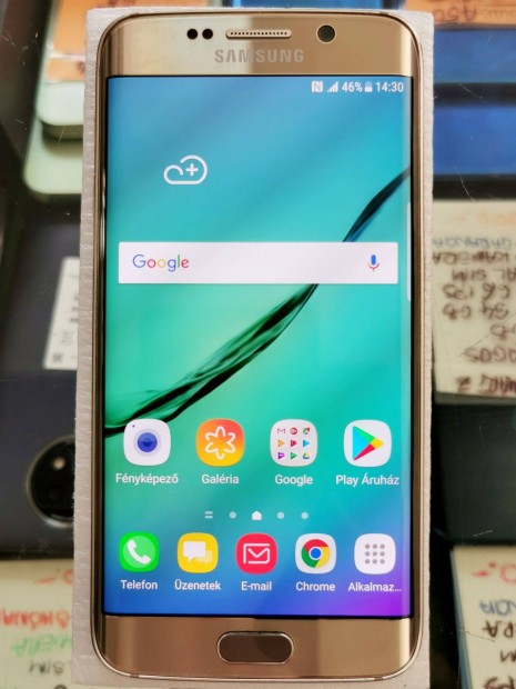 jszer Samsung S6 EDGE 3/32 3 hnap garancia 5.5" AMOLED