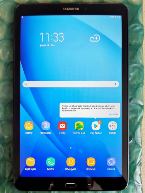 jszer Samsung Tab A 2016 4G 2/16 3 hnap garancia 10.1 tab tablet