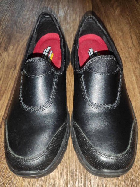 Újszerű Skechers Relaxed Fit - Sure Track női munkavédelmi bőr cipő