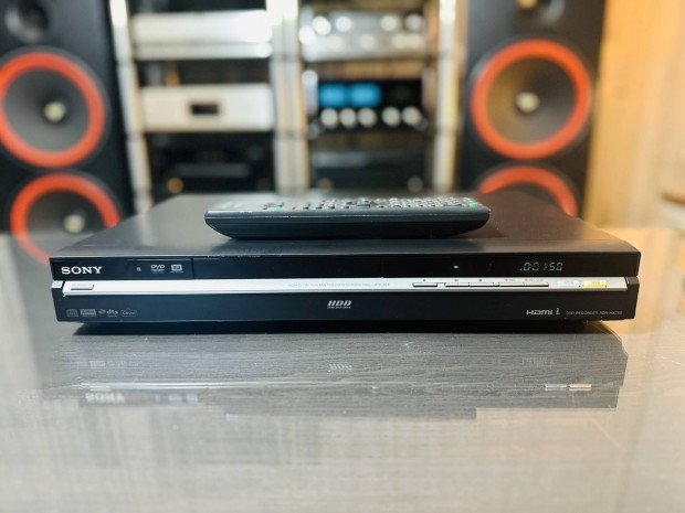 Újszerű Sony RDR-HX750 HDMI HDD DVD felvevő recorder lejátszó