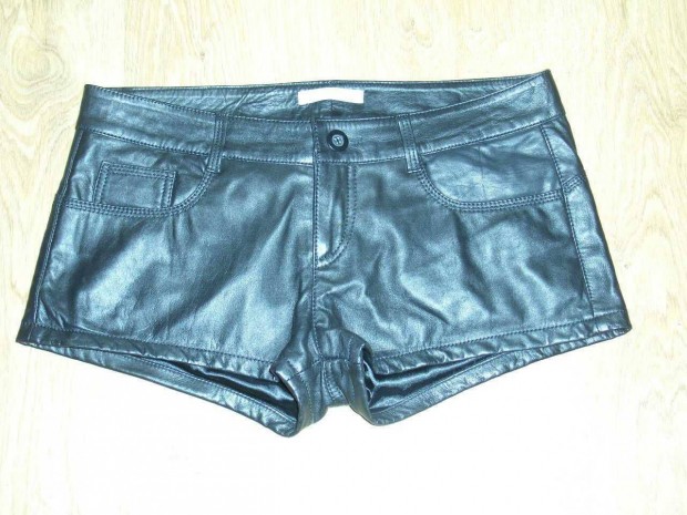 jszer Stefanel fekete br short rvidnadrg