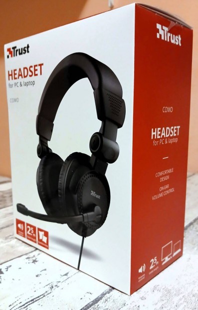 jszer Trust Como Headset PC-hez s laptophoz