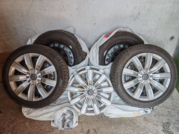 jszer Volkswagen tli gumi garnitra lemezfelnin! 205/50R17! BP!