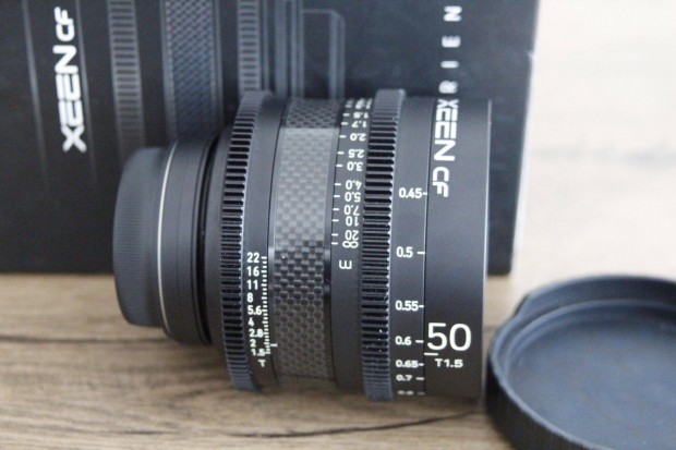 Újszerű Xeen CF 50mm T1.5 (Canon) objektív