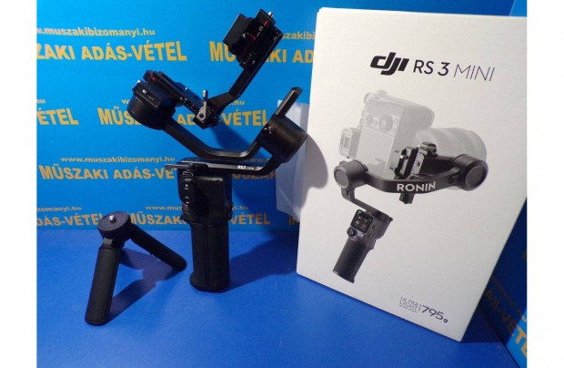 Újszerű! DJI RS 3 Mini Stabilizátor/gimbal jótállással