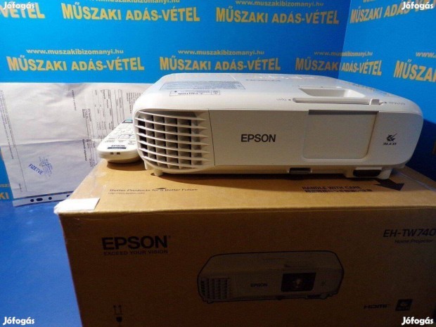jszer! Epson EH-TW740 Projektor 2024.09.09.-ig Gyri Garancia!