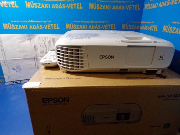 jszer! Epson EH-TW740 Projektor 2024.09.09.-ig Gyri Garancia!