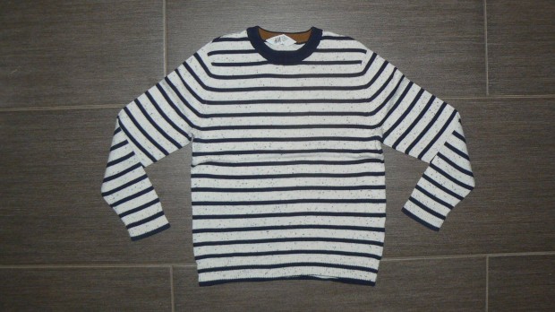 Újszerű! H&M kisfiú 122-128 finomkötött vékony pulóver, felső