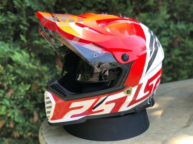 Újszerű! LS2 Pioneer Evo bukósisak L-es, Enduro, MX, Cross. MX436