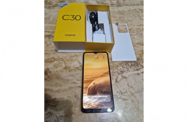 jszer ! Dobozos Realme C30 32GB 3GB RAM Dual Mobil 8Mag/Szmla