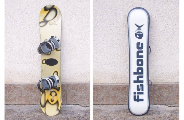 jszer!!! Harmadron!!! Fishbone 142 cm freestyle snowboard deszka