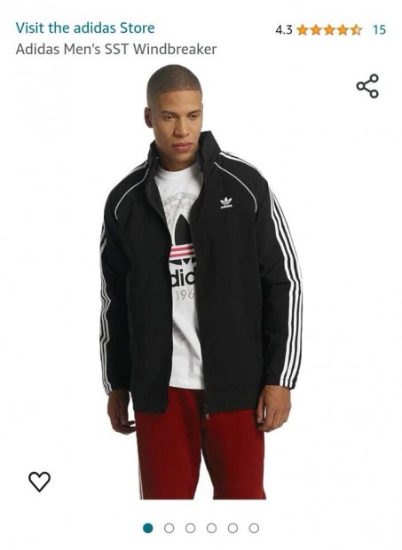 jszer eredeti Adidas Originals frfi SST Windbreaker - L/XL 