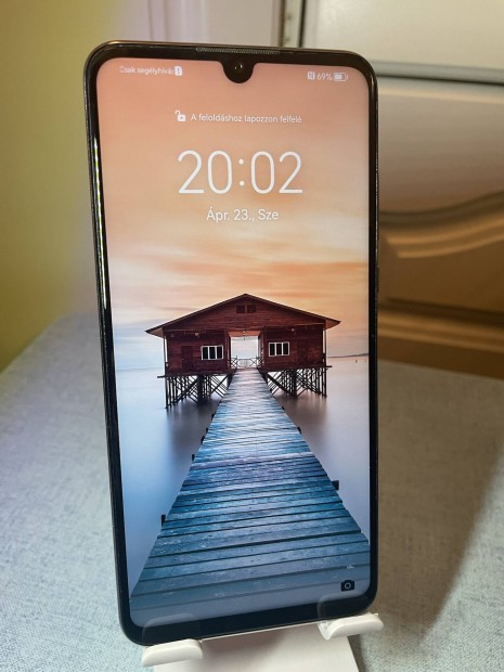 Újszerű hófehér Huawei P30 Lite 128GB független dual sim
