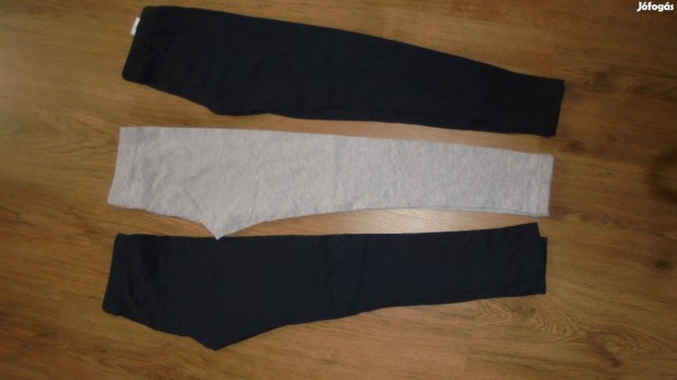 jszer lnyka leggings nadrg 140 - 3 fle - Pepco - szrke sttkk